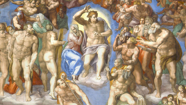 Микеланджело страшный суд