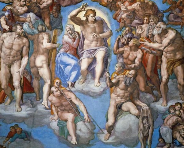 Микеланджело Буонарроти фреска страшный суд
