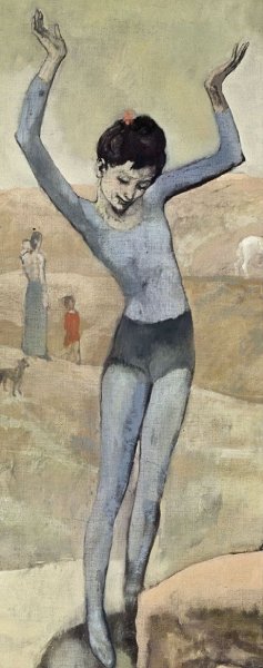 9. Пабло Пикассо «девочка на шаре», 1905.