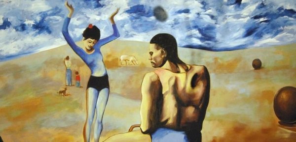 Па́бло Пика́ссо «девочка на шаре» оригинал