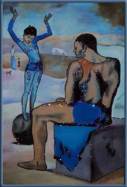 Пикассо девочка на шаре