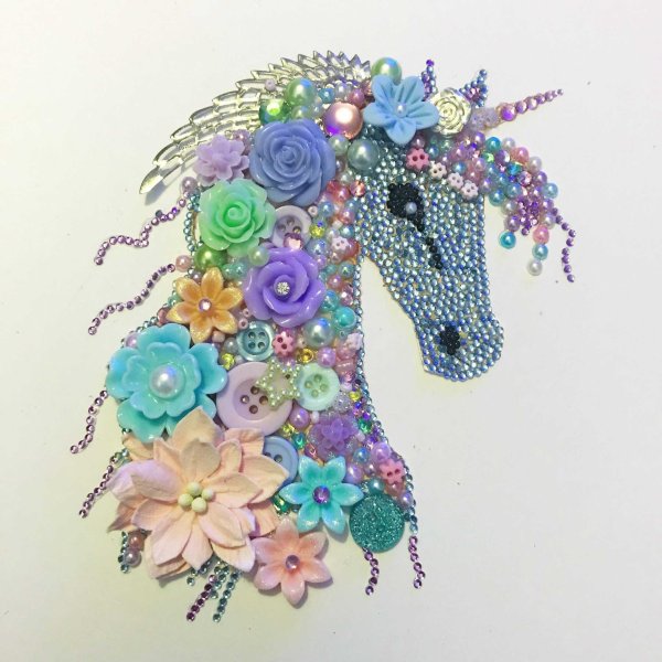 Картины из пуговиц Лизы Кокин