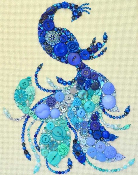 Поделки из пуговиц