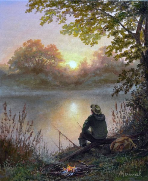 Художник пейзажист Мельников