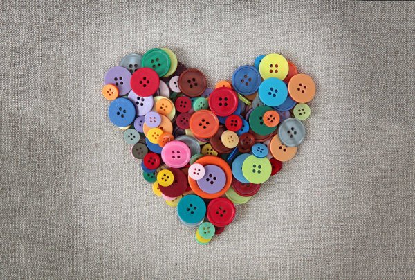 Панно с пуговицами
