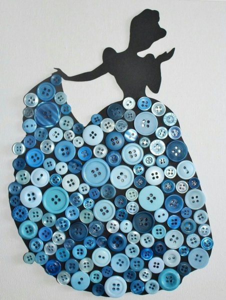 Рукоделие из пуговиц