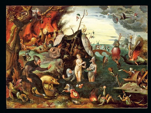 Иероним Босх искушение Святого Антония