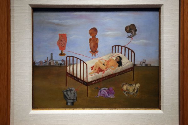 Фрида Кало госпиталь Генри Форда картина