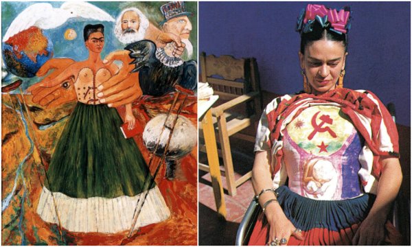 Художница Фрида Кало и Диего ривере