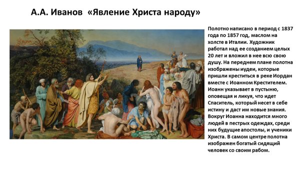 Александр Андреевич Иванов явление Христа народу