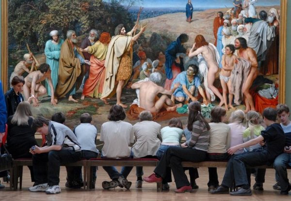 Сюжет картины явление Христа народу Иванов кратко