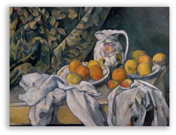 Поль Сезанн натюрморт с драпировкой