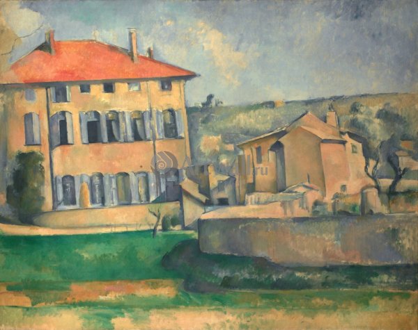 Поль Сезанн пейзаж в жа де Буффан.