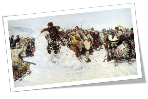Василий Иванович Суриков. «Взятие снежного городка», 1891