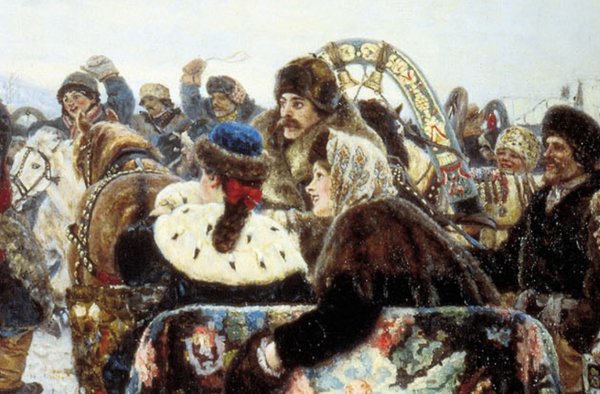 Василий Суриков взятие снежного городка