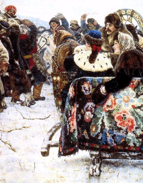 Суриков взятие снежного городка