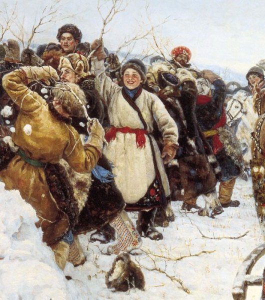 Суриков взятие снежного городка