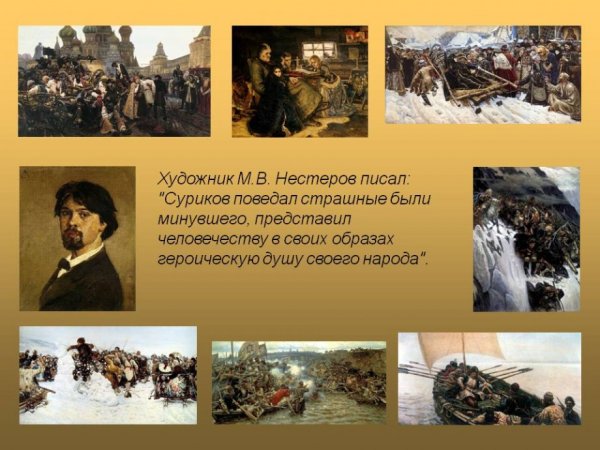 Знаменитые картины Сурикова