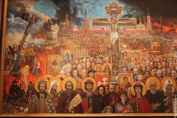 Илья Глазунов картины Вечная Россия