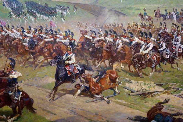 Бородинское сражение картина Луи Лежена