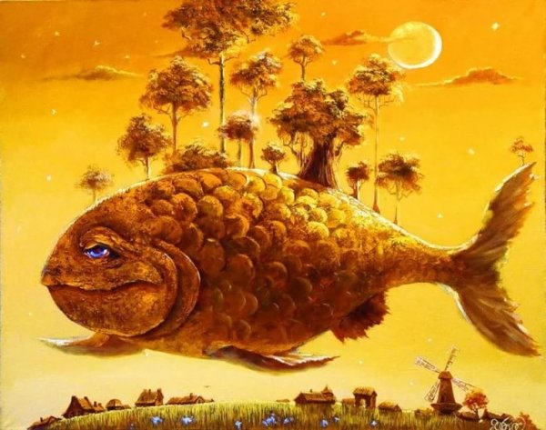 Антон Горцевич художник рыба