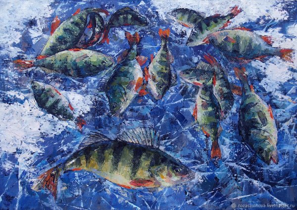 Рыбы в живописи современных художников