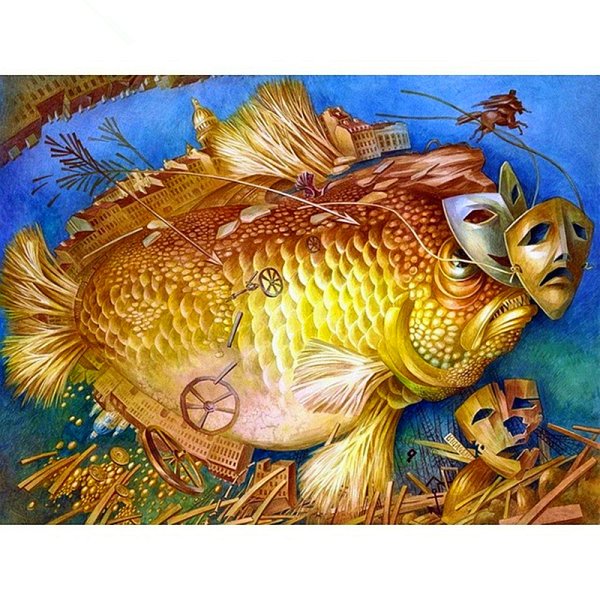 Рыбы картины художников