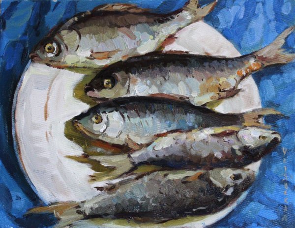 Рыбы картины художников