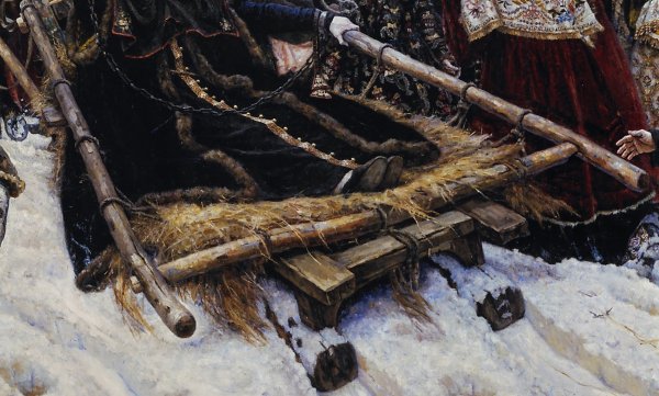 Картина Морозова Боярыня в санях