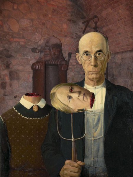 Грант Вуд американская Готика 1930