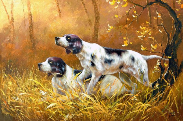 Картина собаки