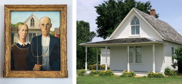 Грант Вуд американская Готика