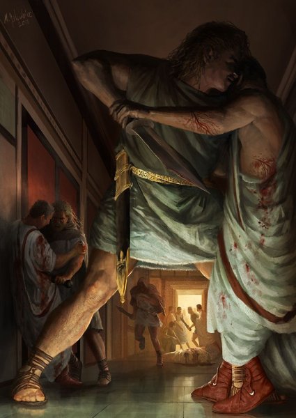 Брут и Кассий убийцы Цезаря