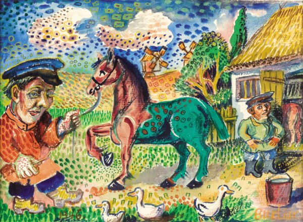 Давид Бурлюк живопись