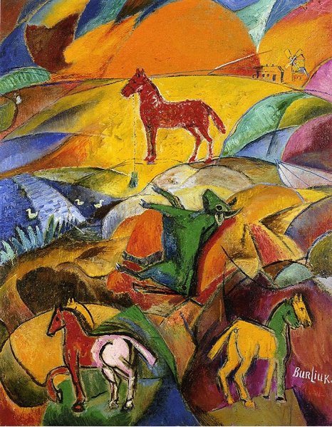 Давид Бурлюк живопись