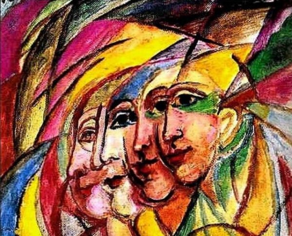 Давид Бурлюк Футуристическая женщина