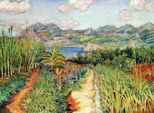 Давид Бурлюк пейзаж