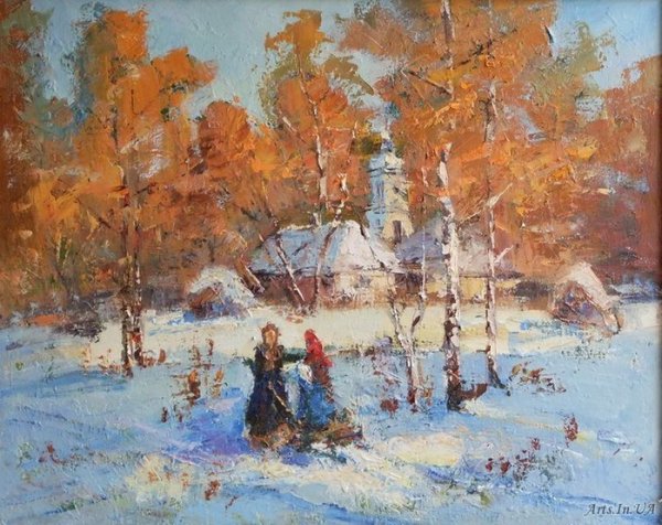 Пластов художник первый снег