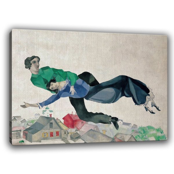 Марк Шагал «над городом» 1918г.