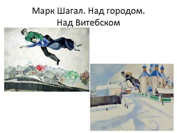 Шагал над Витебском 1914