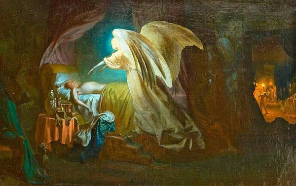 Ангел смерти истребляет первенцев египетских