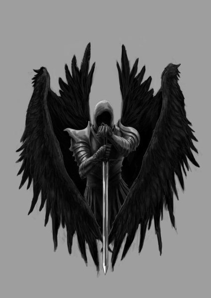 Смерть с косой на троне