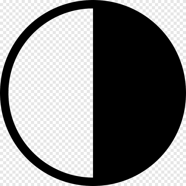 Круг с черной окантовкой