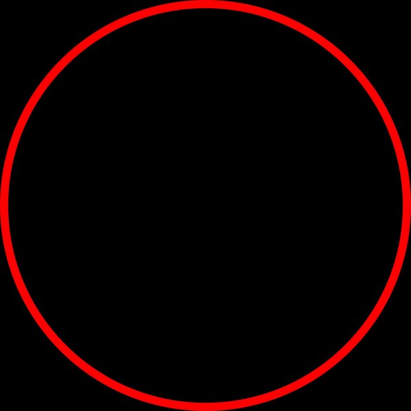 Черно белый круг