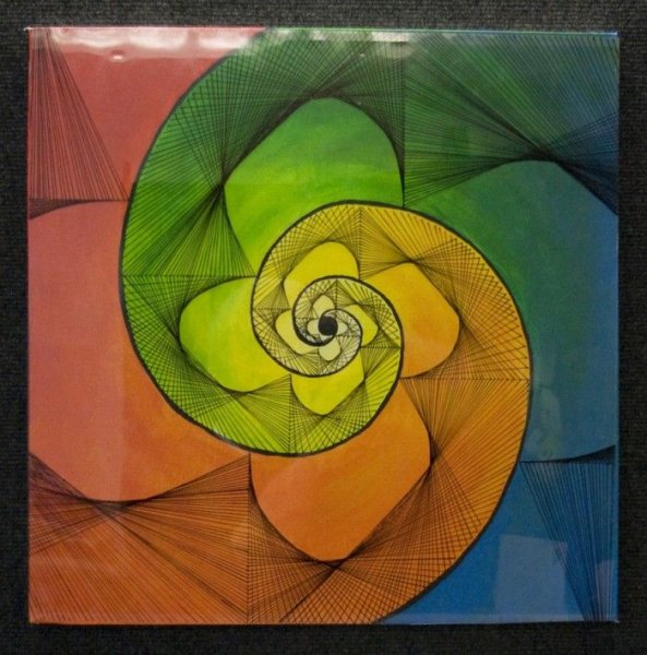 Спираль Фибоначчи Мандала