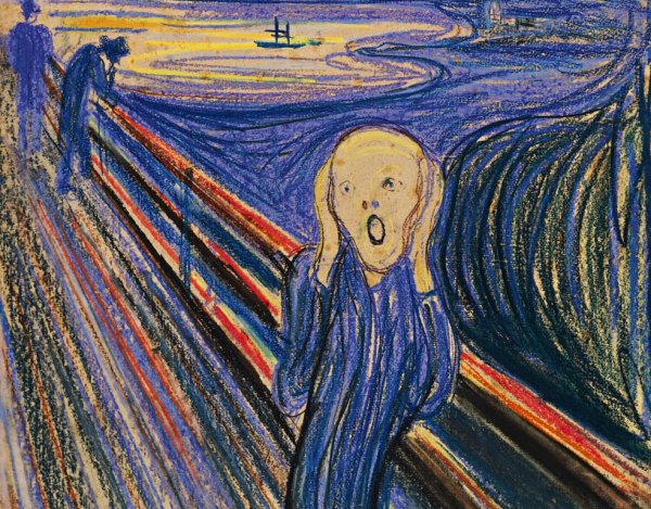 Эдвард Мунк крик оригинал