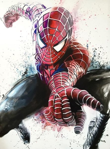 Картина человека паука