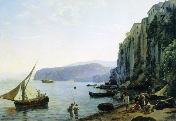 Сильвестр Феодосиевич Щедрин вид Сорренто близ Неаполя