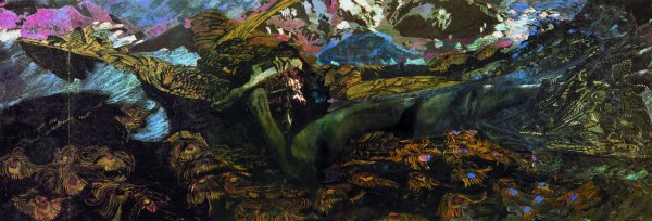 Михаил Врубель демон сидящий