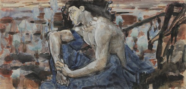 Михаил Врубель демон поверженный